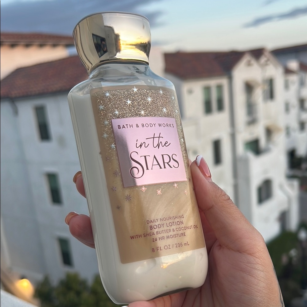 Bath & Body Works In The Stars Body Lotion - Gold and White